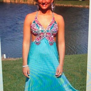 Beautiful prom dress worn once! Terani Couture